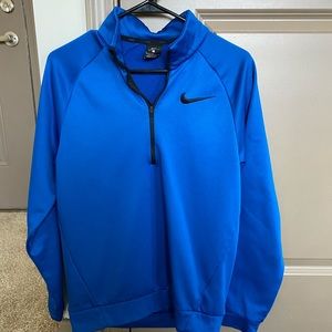 Blue Nike half zip